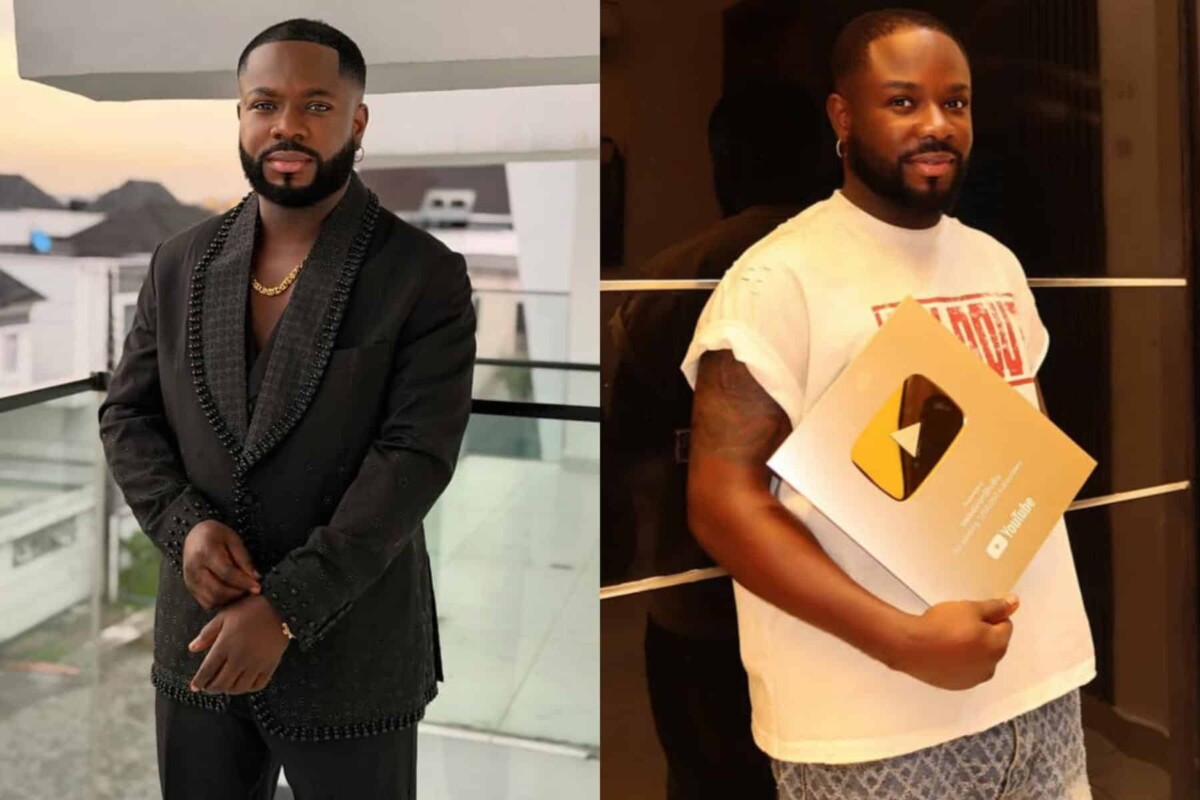 Itele Brags as He Secures YouTube Gold Creator Award