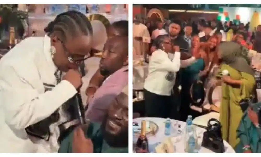 Fans React As Angry Nigerian Woman‘ Chases’ Teni Away For Attempting to Dance With Husband