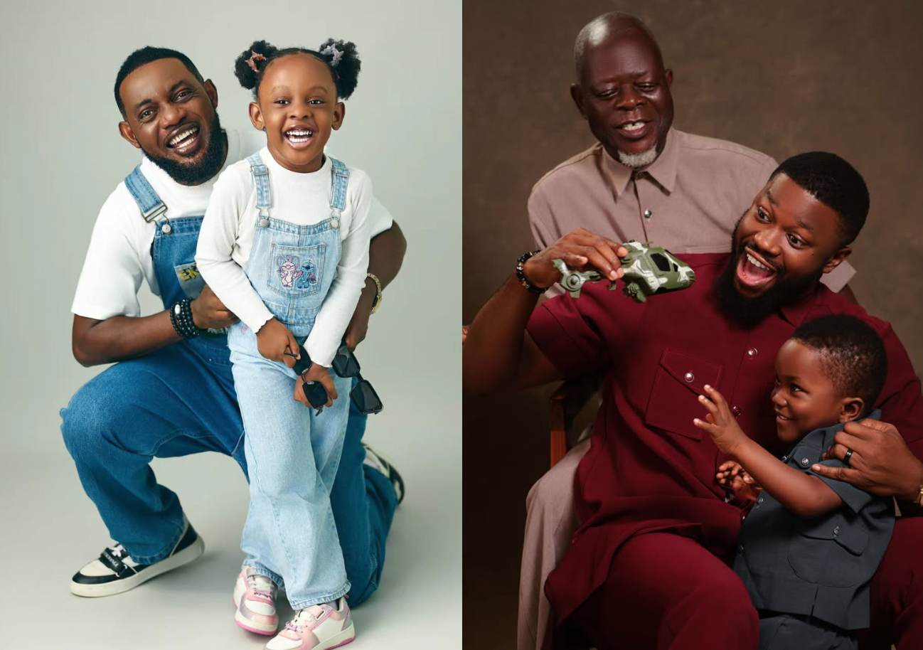How Top Nigerian Celebrities Celebrated Father’s Day