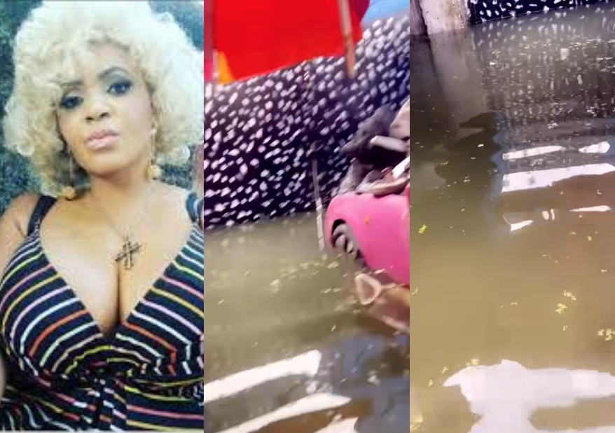 Heavy Downpour Sacks Popular Actress, Cossy Ojiakor from Her Lagos House