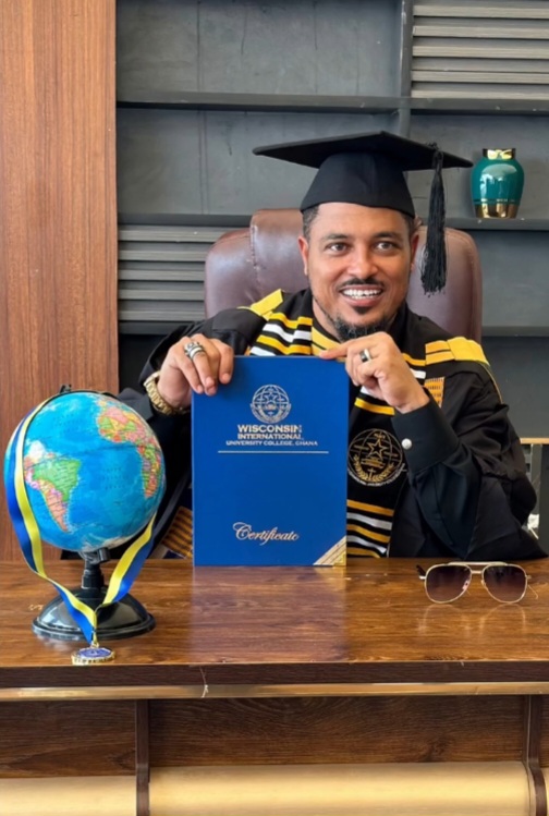 Van Vicker Secures First-Class Law Degree from Top Ghana University