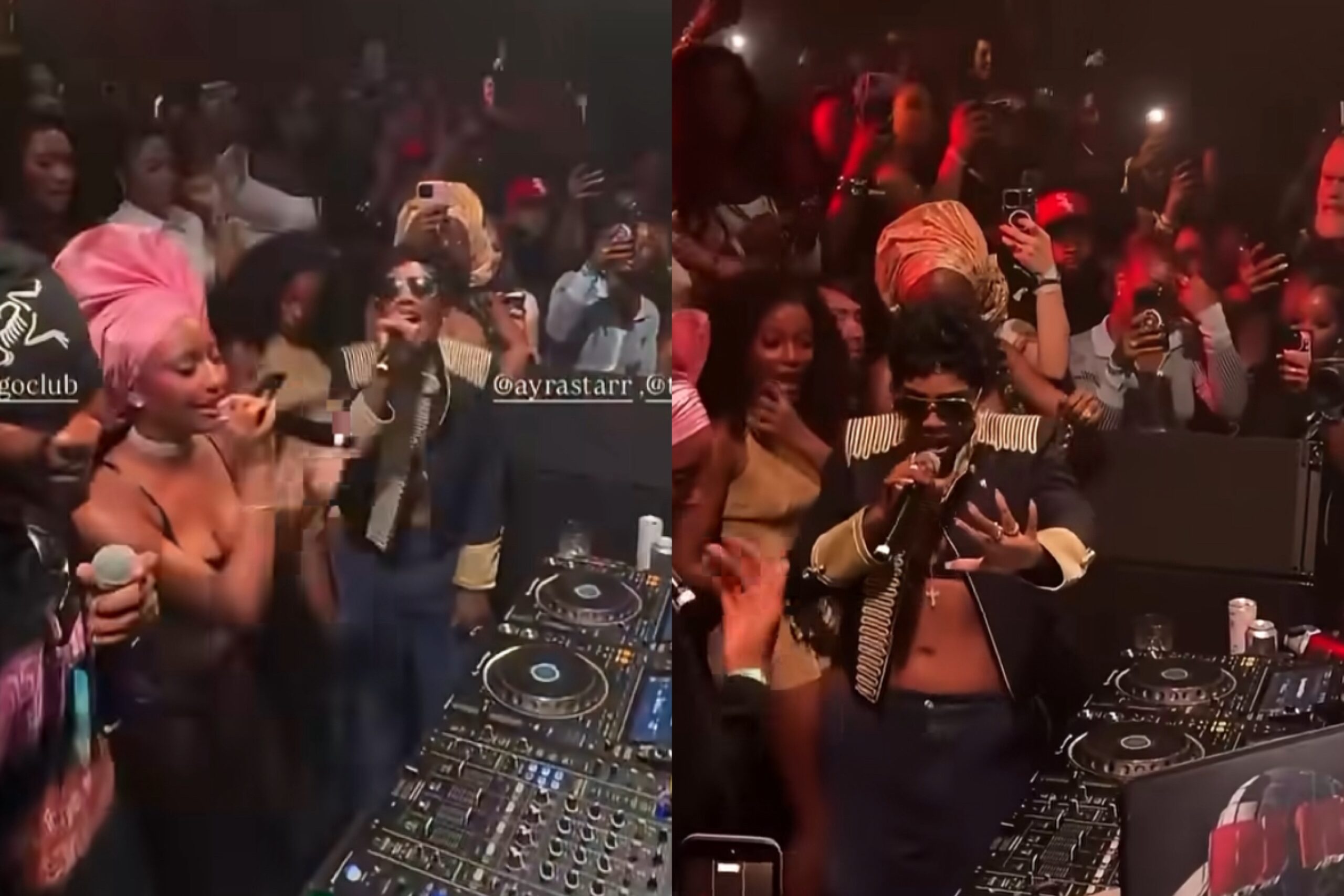 Ayra Starr and Tiwa Savage Light Up London’s ZSONGO X KOKO Event