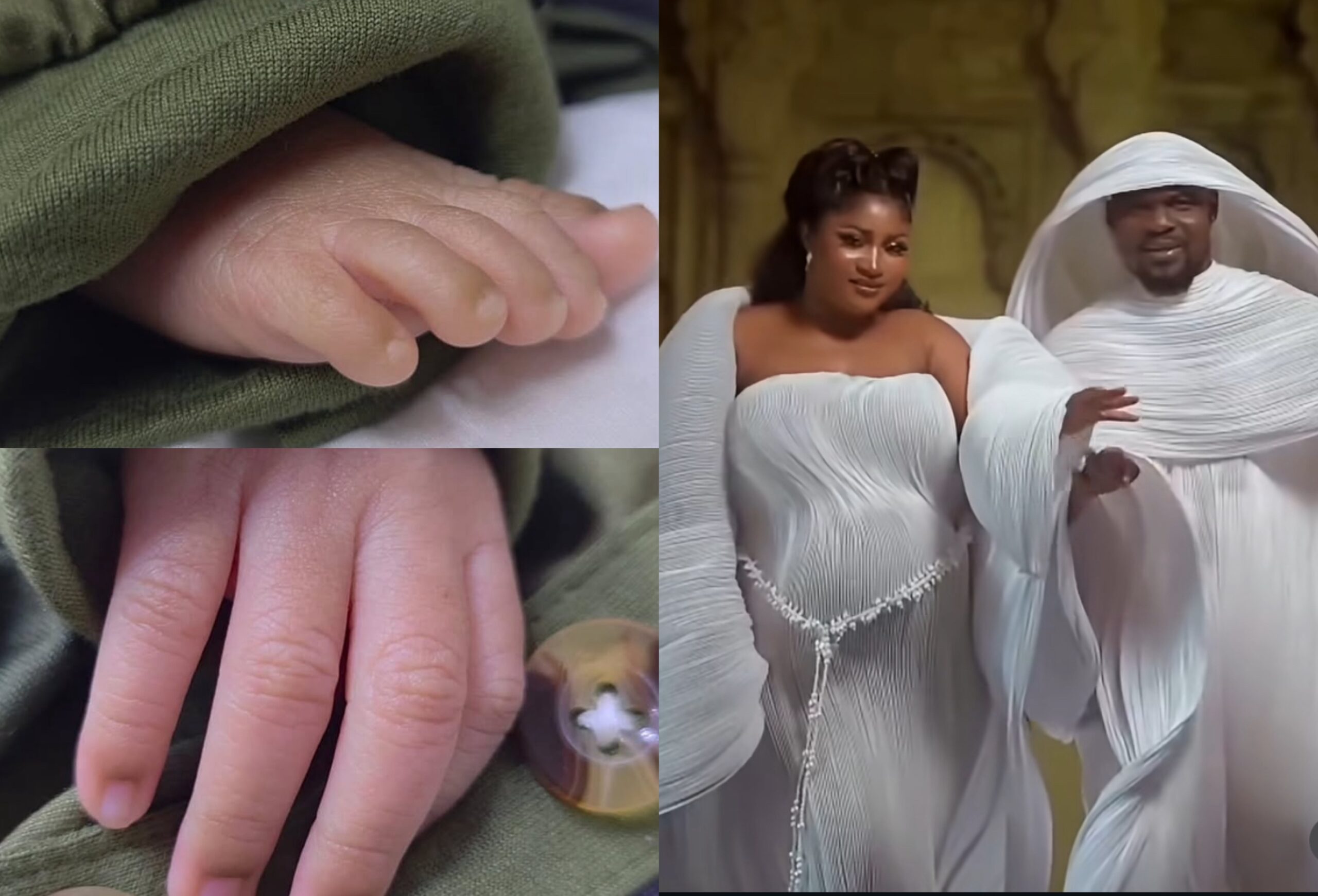 ‘More Than I Prayed For’ — Baba Ijesha Announces Birth of Son with Luminee