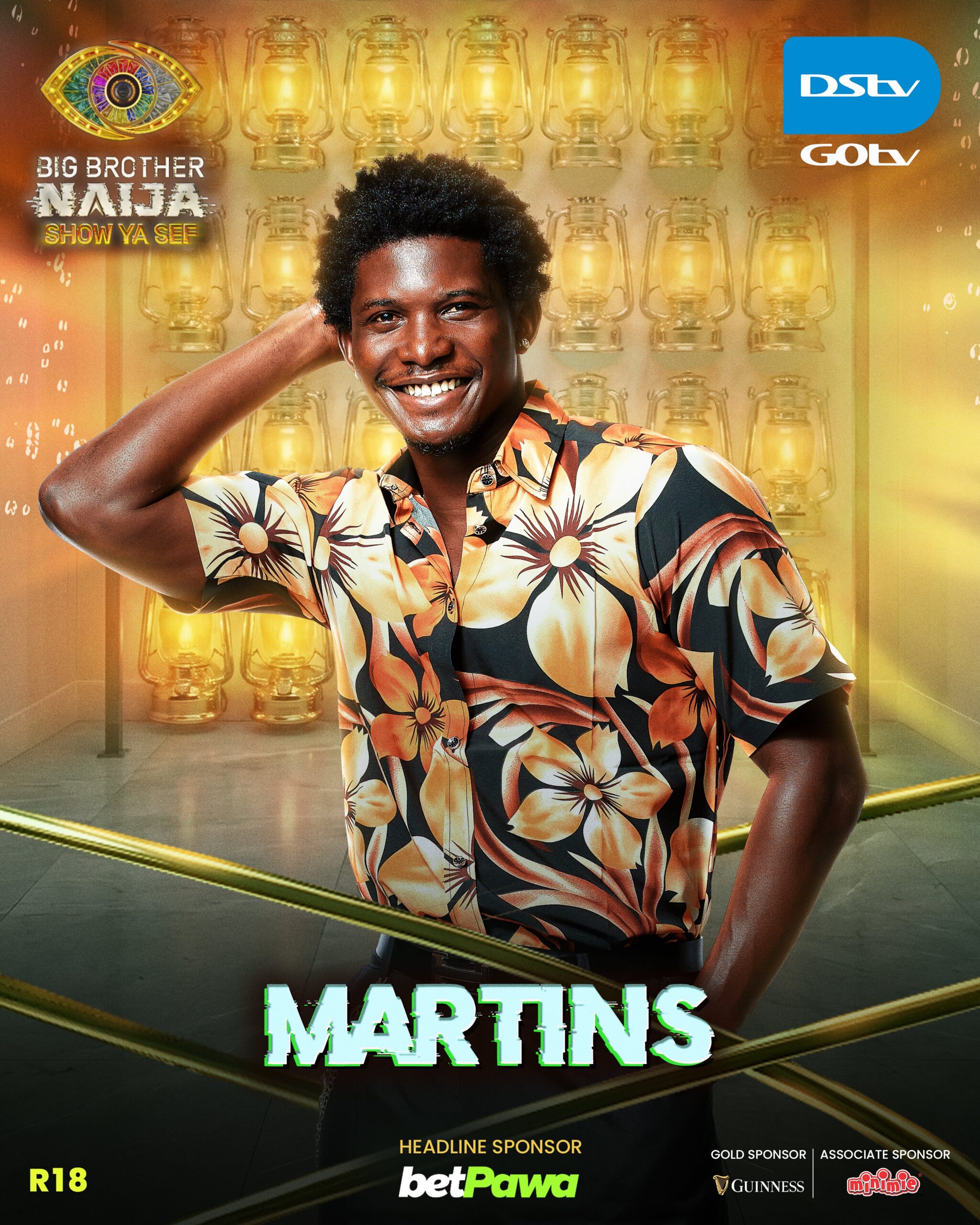 BBNaija: Martins Becomes First Housemate to be Evicted