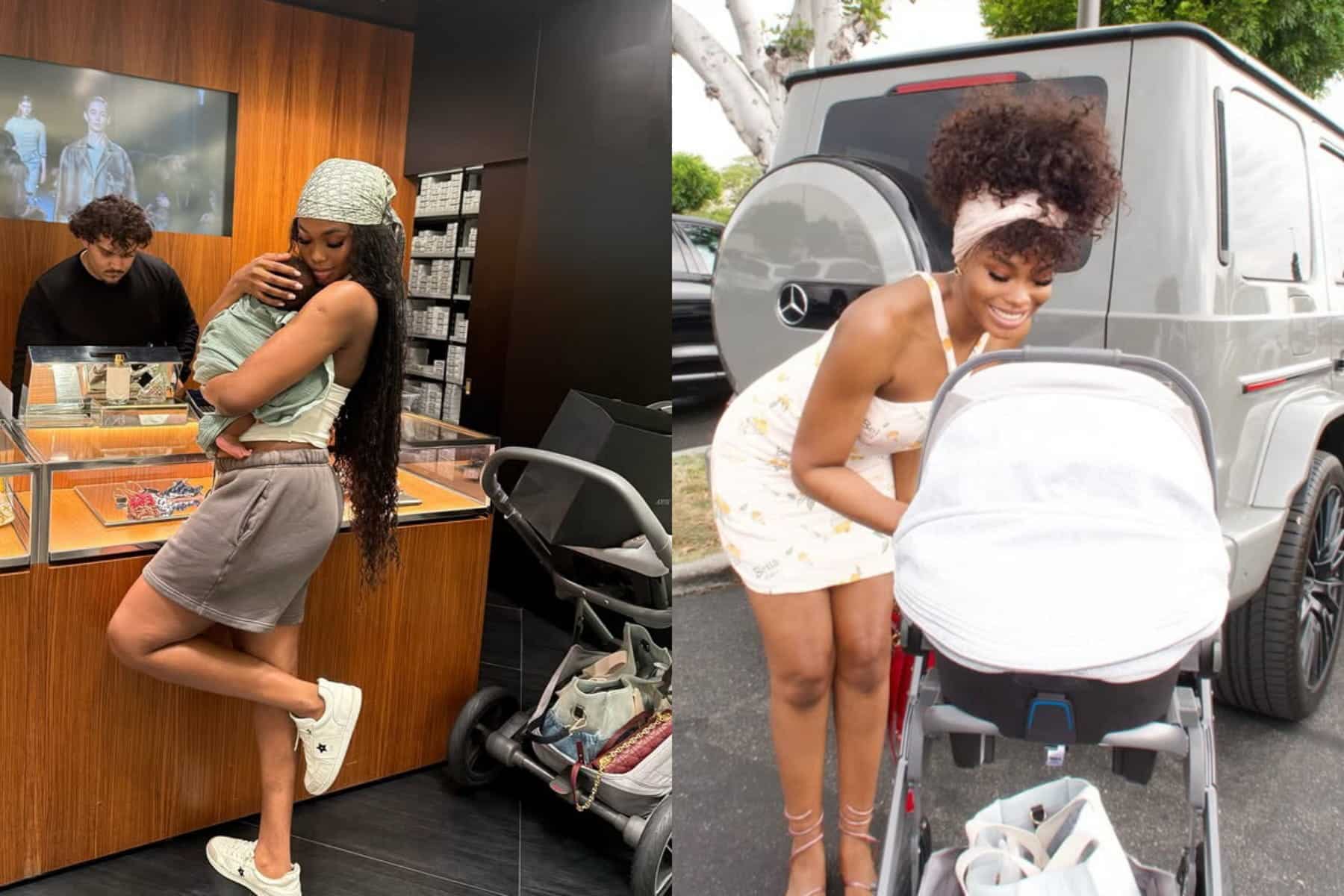 First Time Mum Sharon Ooja Talks About Sleepless Nights, Adjusting to New Phase