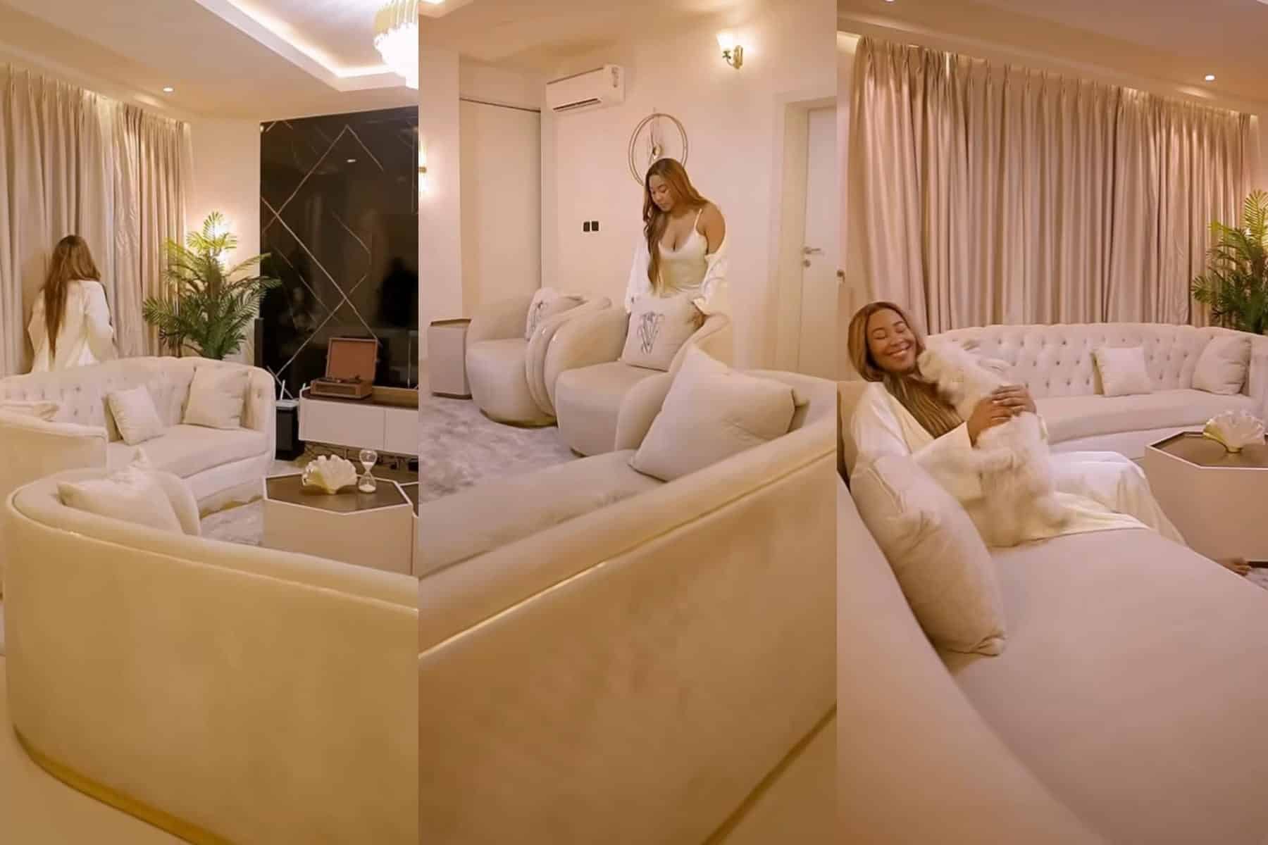 Pimp My House: BBNaija Star Erica Nlewedim Flaunts New Apartment