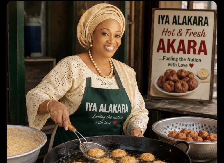 How Presidency Used AI-Generated of Remi Tinubu Frying Akara to Taunt Critics