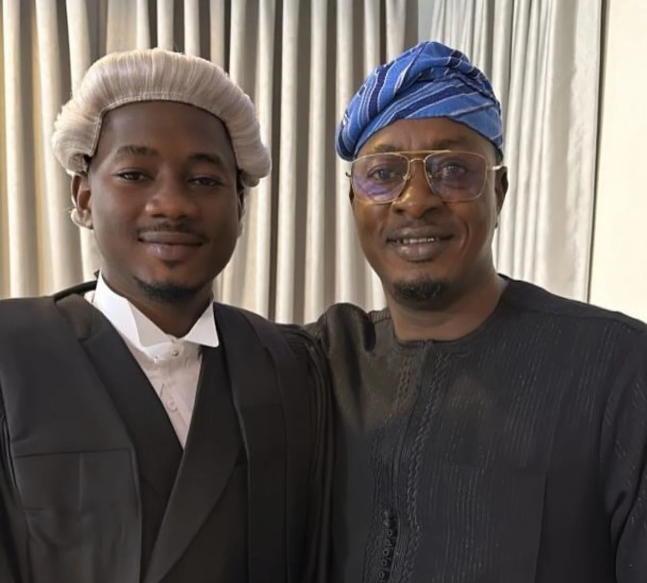 Fuji Singer Taye Currency Celebrates Son Called to Nigerian Bar