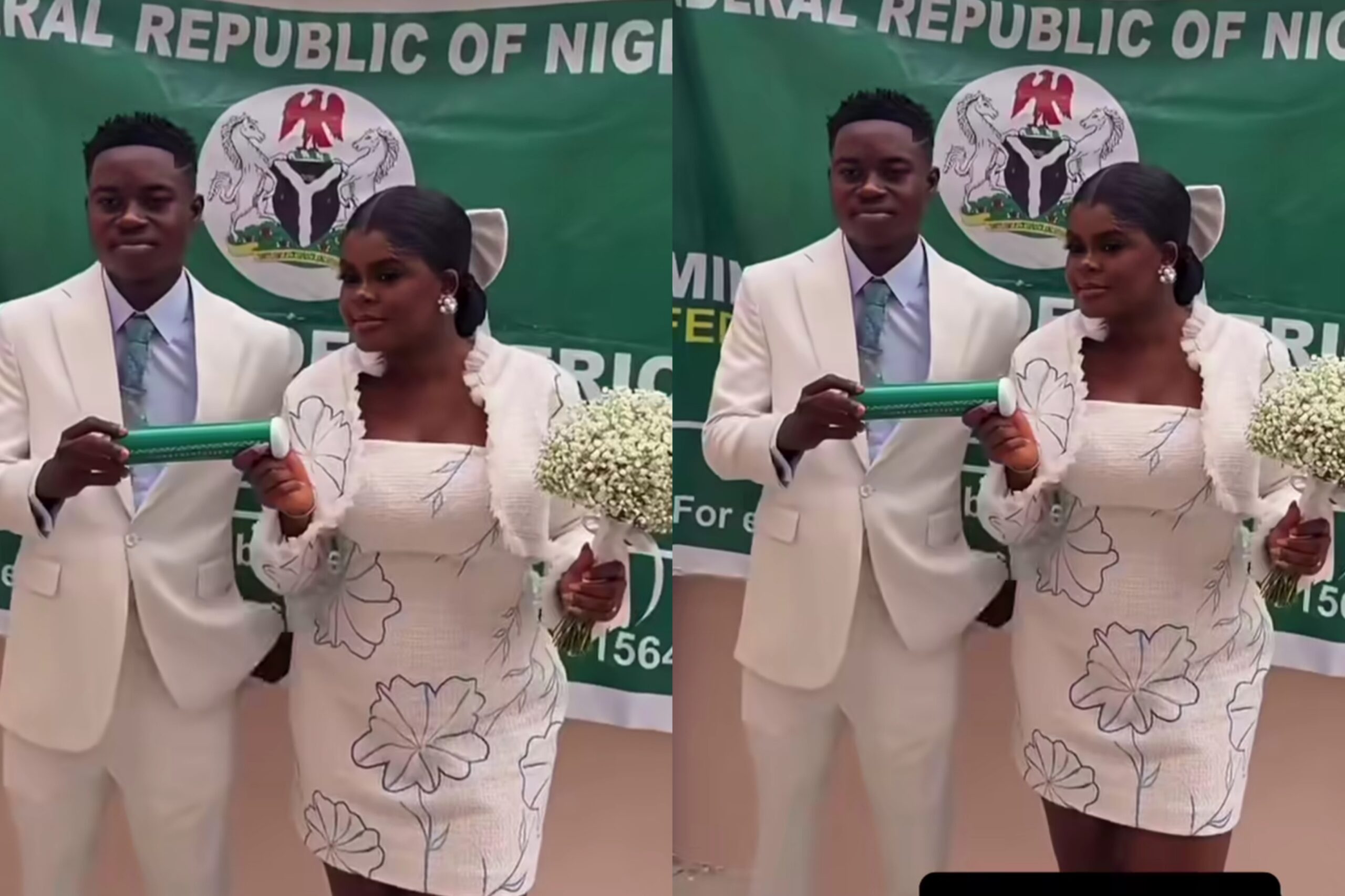 Peller and Jarvis Seal Their Love Legally