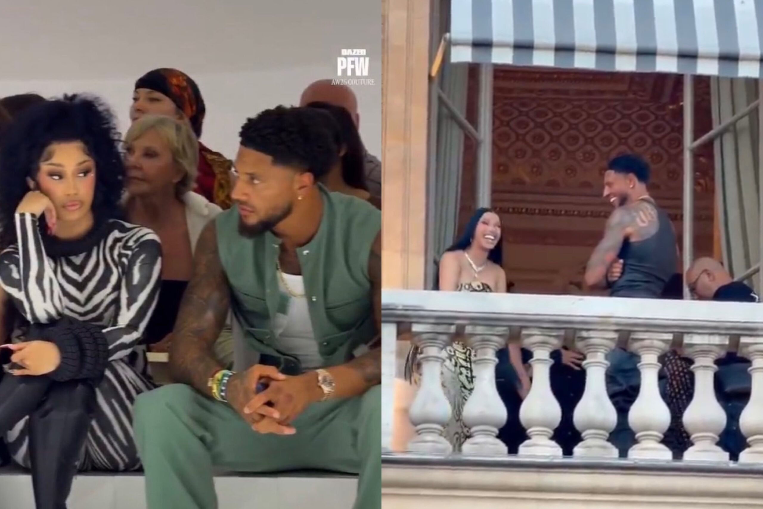 Cardi B and Maduka Okoye Spark Social Media Buzz After Paris Fashion Week Encounter