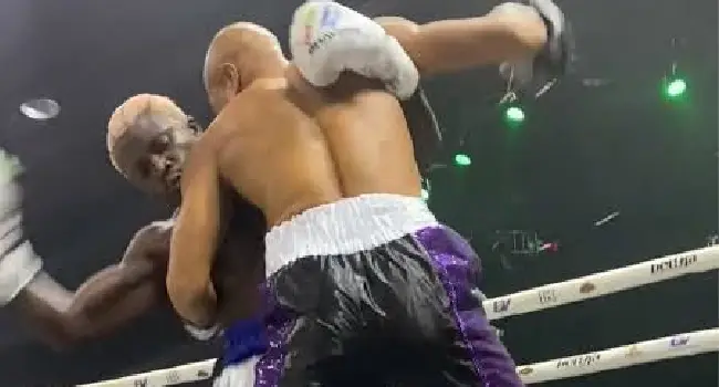 Charles Okocha Avenges 2023 Loss as Portable Walks Out in Chaotic Celebrity Boxing Rematch