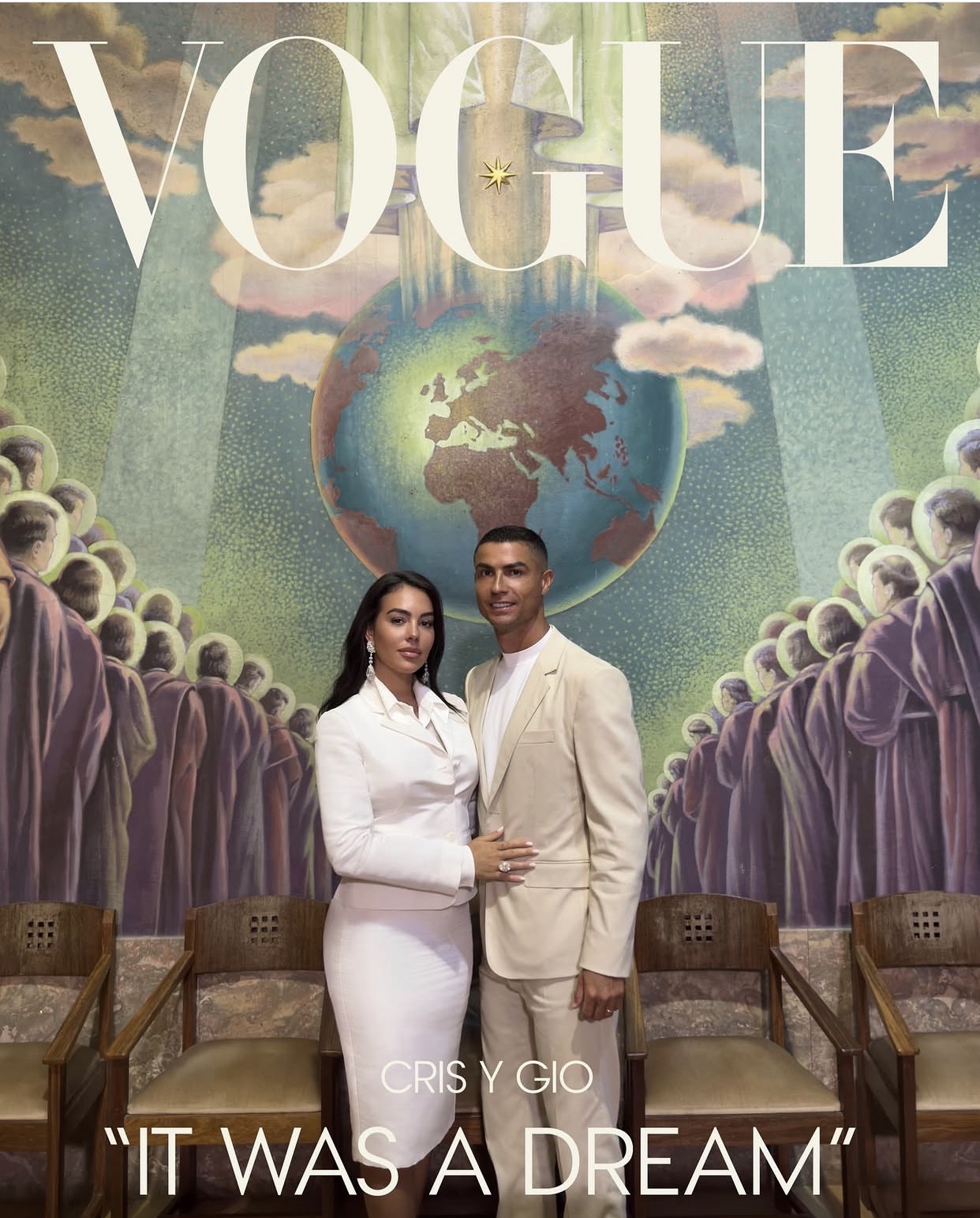 Cristiano Ronaldo, Georgina Rodríguez Open Up on Intimate Wedding in Vogue