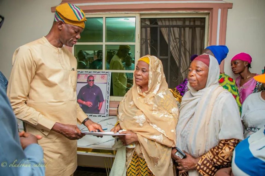 Lagos Chief of Staff Pays Condolence Visit to Late Actor Ogogo’s Family