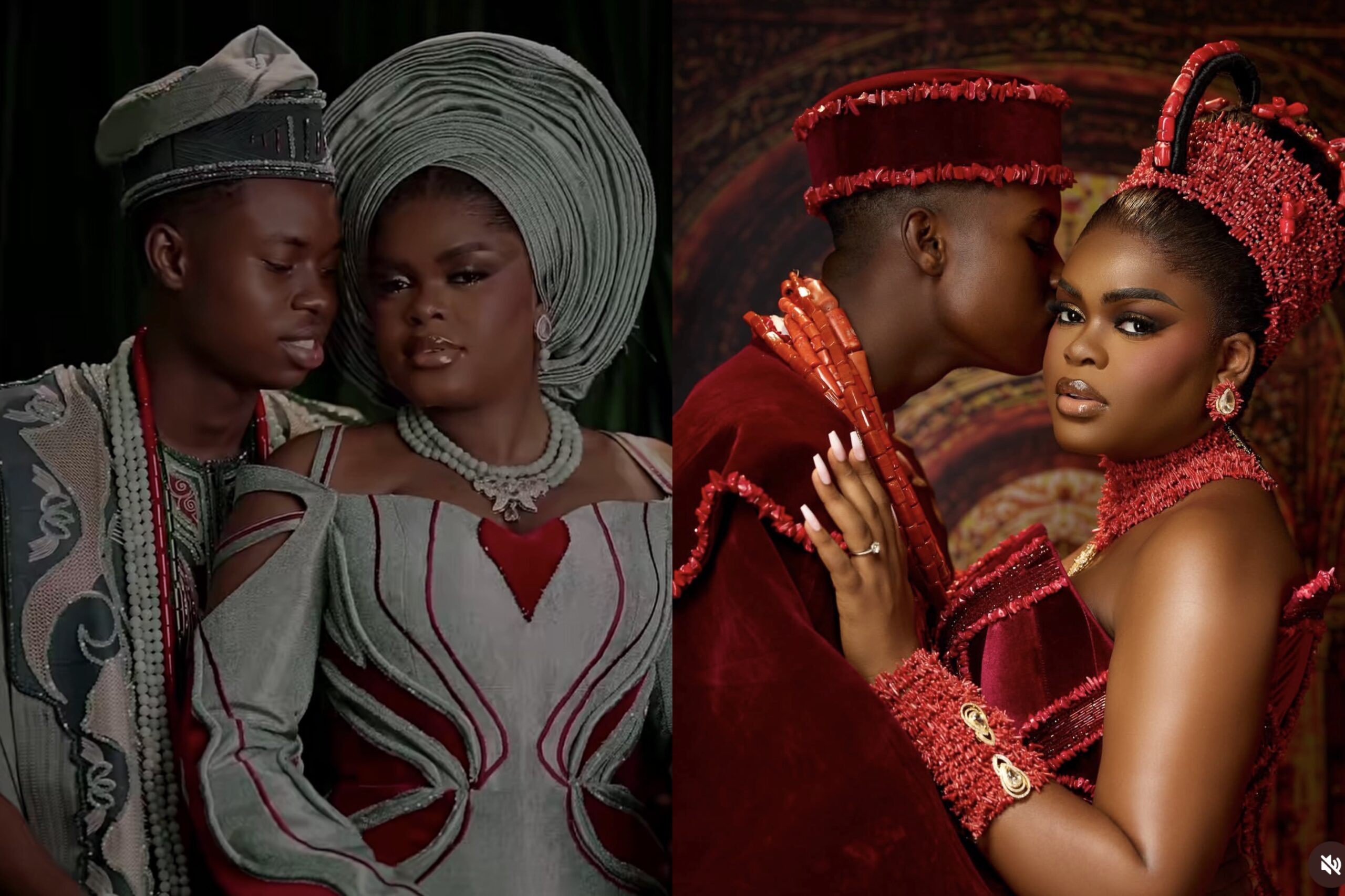 Celebrities, Influencers Storm Peller and Jarvis’ Traditional Wedding